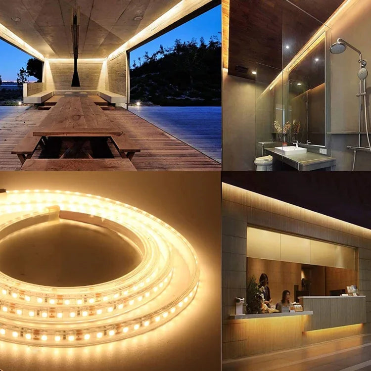 2 قطع لوحة عارية 5050 SMD RGB LED حبل إضاءة، 30 LED/م، الطول: 5م، 12 فولت 2 أمبير 100-240 فولت، مع جهاز تحكم Doodle بـ 24 مفتاح، 5050 SMD RGB LED، 5م × 2