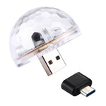 4 مصابيح LED صغيرة مع تحكم صوتي موسيقي تأثير ضوء ديسكو KTV DJ، LED1799، LED1799T