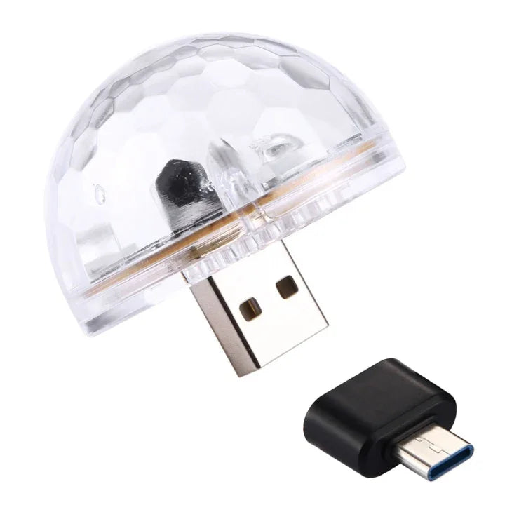 4 مصابيح LED صغيرة مع تحكم صوتي موسيقي تأثير ضوء ديسكو KTV DJ، LED1799، LED1799T