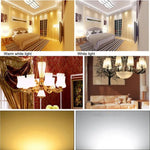 مصباح موفر للطاقة SMD 5730، تيار مستمر 12-30 فولت، E27 36 LED ضوء أبيض، E27 36 LED ضوء أبيض دافئ