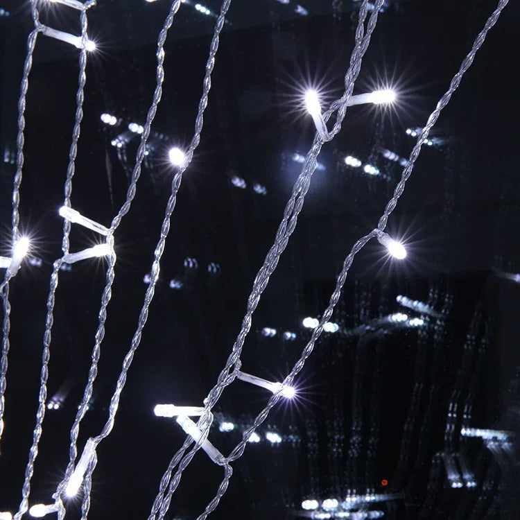 100 LED أضواء سلسلة خرافية زخرفية مع وصلة نهائية و8 وظائف نمط، قابس أمريكي، 10 أمتار ضوء أبيض