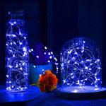 20 مصباح LED SMD 0603 مقاوم للماء IP65 مع بطاريات زر CR2032، ضوء أزرق 2 متر، ضوء أخضر 2 متر، ضوء أحمر 2 متر