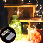 20 مصباح LED SMD 0603 مقاوم للماء IP65 مع بطاريات زر CR2032، ضوء أزرق 2 متر، ضوء أخضر 2 متر، ضوء أحمر 2 متر