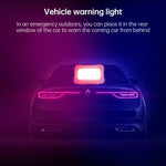 50 واط 32 مصباح LED ضوء تخييم محمول شمسي مغناطيسي ضوء طوارئ بأربع مستويات سطوع وبنك طاقة ومؤشر بطارية