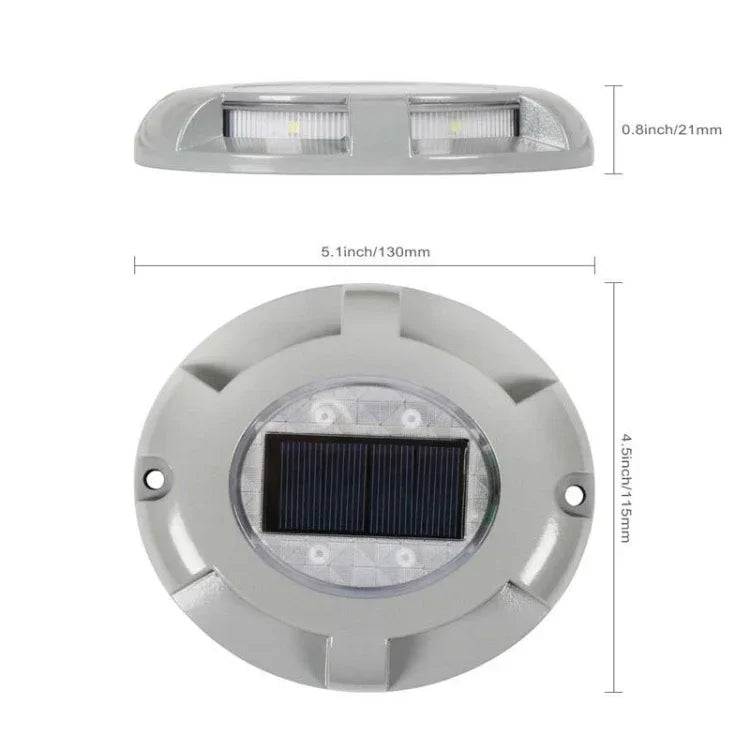 مصباح أرضي مدمج يعمل بالطاقة الشمسية LED مقاوم للماء IP68 للحديقة والعشب الخارجي