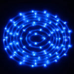 لوح شمسي مقاوم للماء 50 LED، 5م 50 LED ضوء أزرق، 5م 50 LED ضوء أبيض، 5م 50 LED ضوء أبيض دافئ