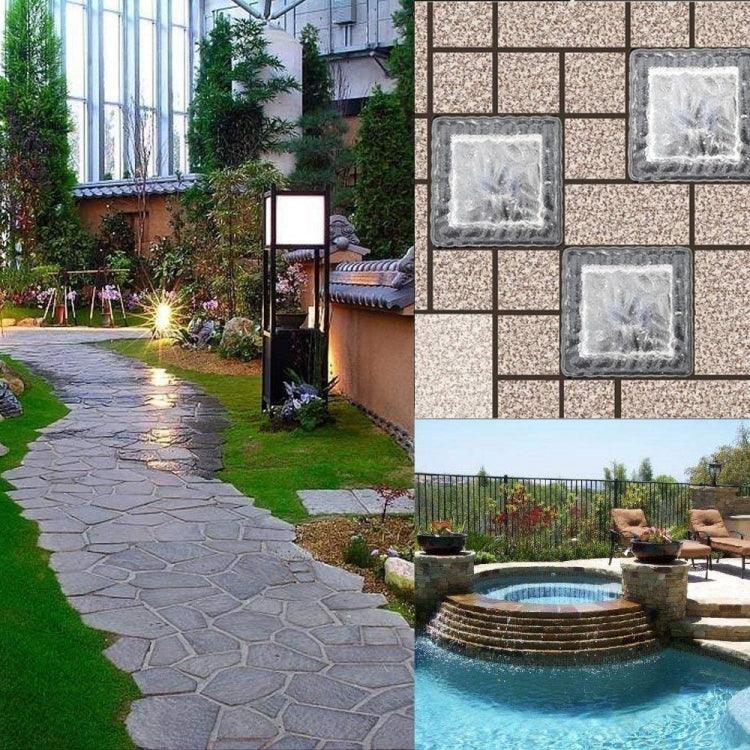 مصباح دفن خارجي LED مربع من الزجاج المقسى يعمل بالطاقة الشمسية، زخرفة حديقة، مقاوم للماء IP55، الحجم: 7 × 7 × 5 سم