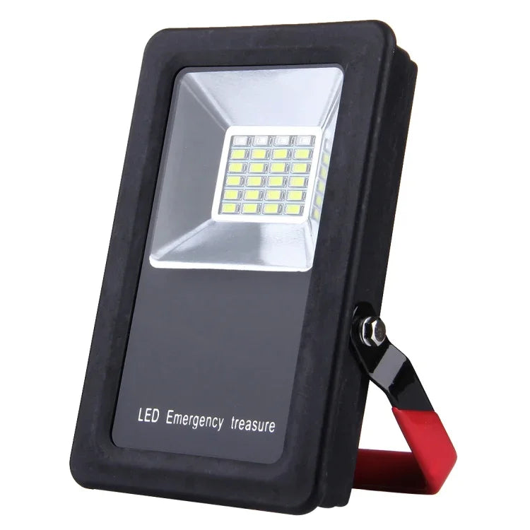مصابيح تحذير وامضة حمراء وزرقاء 24 LED SMD5730 بقوة 30 واط، 2400 لومن، 6000-6500 كلفن، محمولة مع حامل