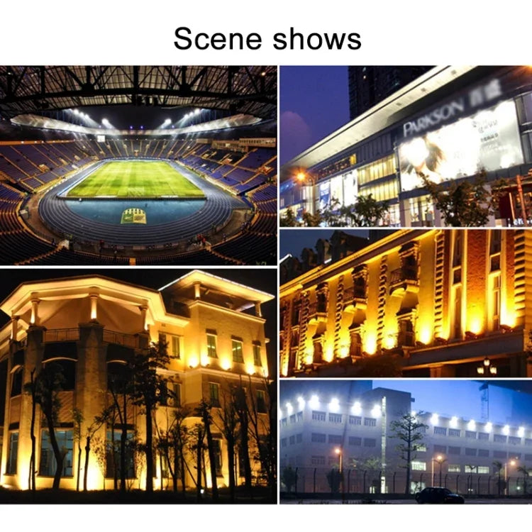 مصابيح تحذير وامضة حمراء وزرقاء 24 LED SMD5730 بقوة 30 واط، 2400 لومن، 6000-6500 كلفن، محمولة مع حامل