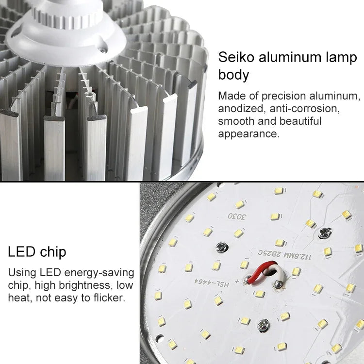 50W Warehouse Workshop Factory LED Mining Lamp Explosion-proof Light, Hook without Chain Engineering Version, 50W, Engineering Version