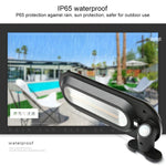 مصباح حديقة يعمل بالطاقة الشمسية مقاوم للماء IP65 مع 18 LED و600LM وضوء استشعار الجسم وضوء شارع