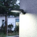 مصباح حديقة يعمل بالطاقة الشمسية مقاوم للماء IP65 مع 18 LED و600LM وضوء استشعار الجسم وضوء شارع