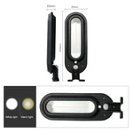 مصباح حديقة يعمل بالطاقة الشمسية مقاوم للماء IP65 مع 18 LED و600LM وضوء استشعار الجسم وضوء شارع