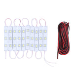 30 مصباح LED 5630 SMD وحدات إضاءة بيضاء مقاومة للماء، طول الكابل 5م، تيار مستمر 12 فولت، 30 مصباح LED 5630 SMD
