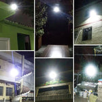 كشاف طاقة شمسية مقاوم للماء IP67 بقوة 10W و100 LED مع تحكم عن بعد، 10W