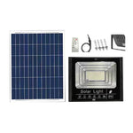 كشاف طاقة شمسية مقاوم للماء IP67 بقوة 30W و170 LED مع تحكم عن بعد، 30W