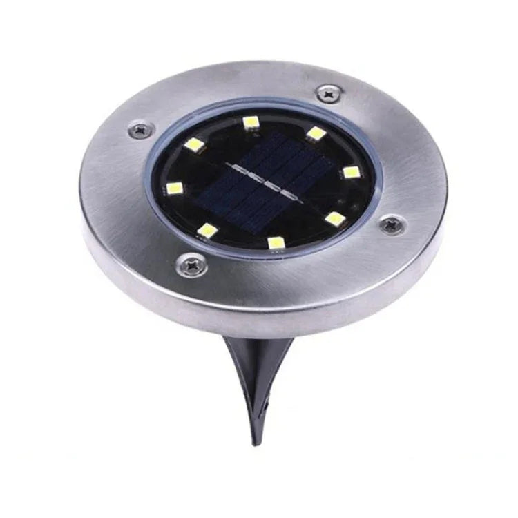 مصباح أرضي SMD 5050 خارجي لمسار الحديقة وأرضية التزيين LED، 8 LED ضوء أبيض، 8 LED ضوء أبيض دافئ