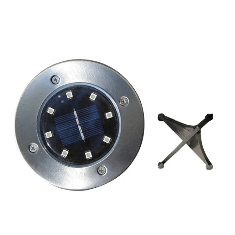 مصباح أرضي SMD 5050 خارجي لمسار الحديقة وأرضية التزيين LED، 8 LED ضوء أبيض، 8 LED ضوء أبيض دافئ