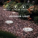 مصباح أرضي SMD 5050 خارجي لمسار الحديقة وأرضية التزيين LED، 8 LED ضوء أبيض، 8 LED ضوء أبيض دافئ