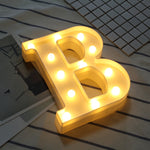إضاءة عطلات LED دافئة بيضاء تعمل بالبطارية، للوقوف أو التعليق، A، N، B، O، C، P، D، Q، E، R، F، G، T، U، V، I، W، J، K، X، L، M، Z