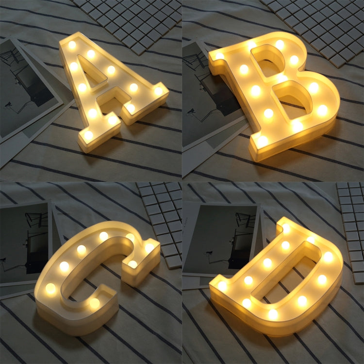 إضاءة عطلات LED دافئة بيضاء تعمل بالبطارية، للوقوف أو التعليق، A، N، B، O، C، P، D، Q، E، R، F، G، T، U، V، I، W، J، K، X، L، M، Z