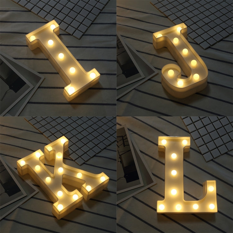 إضاءة عطلات LED دافئة بيضاء تعمل بالبطارية، للوقوف أو التعليق، A، N، B، O، C، P، D، Q، E، R، F، G، T، U، V، I، W، J، K، X، L، M، Z