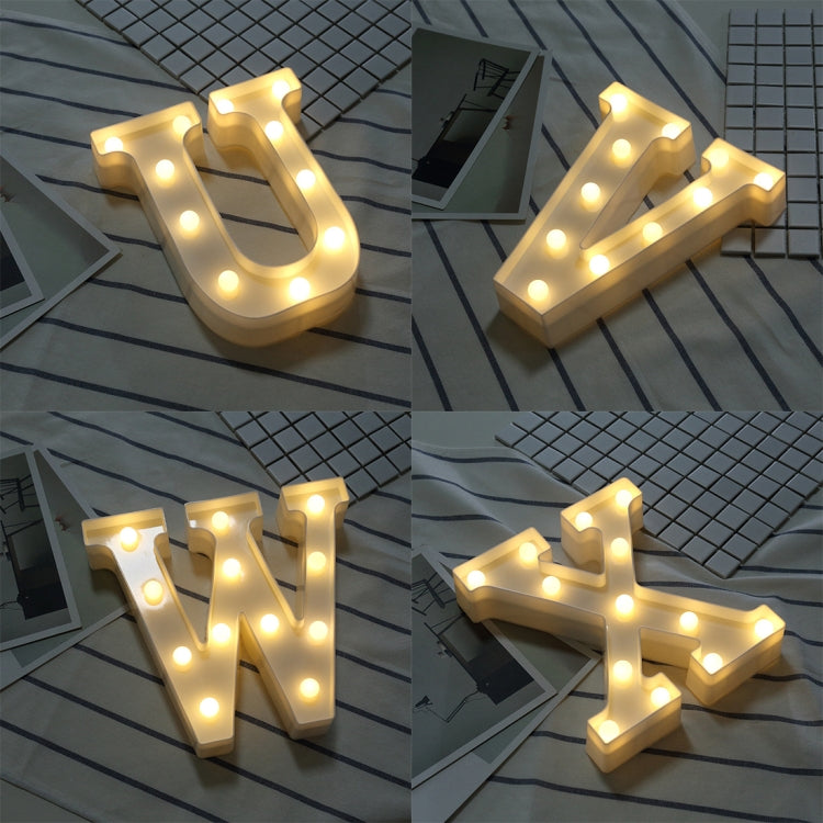 إضاءة عطلات LED دافئة بيضاء تعمل بالبطارية، للوقوف أو التعليق، A، N، B، O، C، P، D، Q، E، R، F، G، T، U، V، I، W، J، K، X، L، M، Z