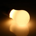 مصباح LED موفر للطاقة 7 واط 500 لومن E27 2835 بعدد 28 LED بدون وميض، لون الضوء: أبيض دافئ، تيار متردد 85-265 فولت، 7 واط