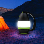 مصباح تخييم LED محمول يدوي بشحن USB بقوة 5W مع وظيفة بنك طاقة (أخضر)، LED6908، LED6908L، LED6908R