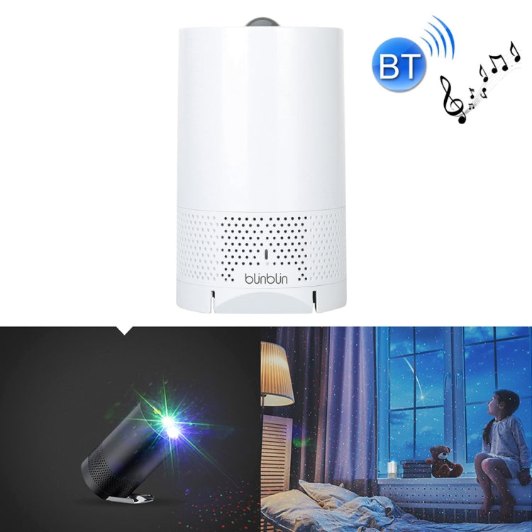 جهاز عرض ليزر RGB محمول Blinblin Major 1 بقوة 6 واط مع مكبر صوت ستيريو بلوتوث