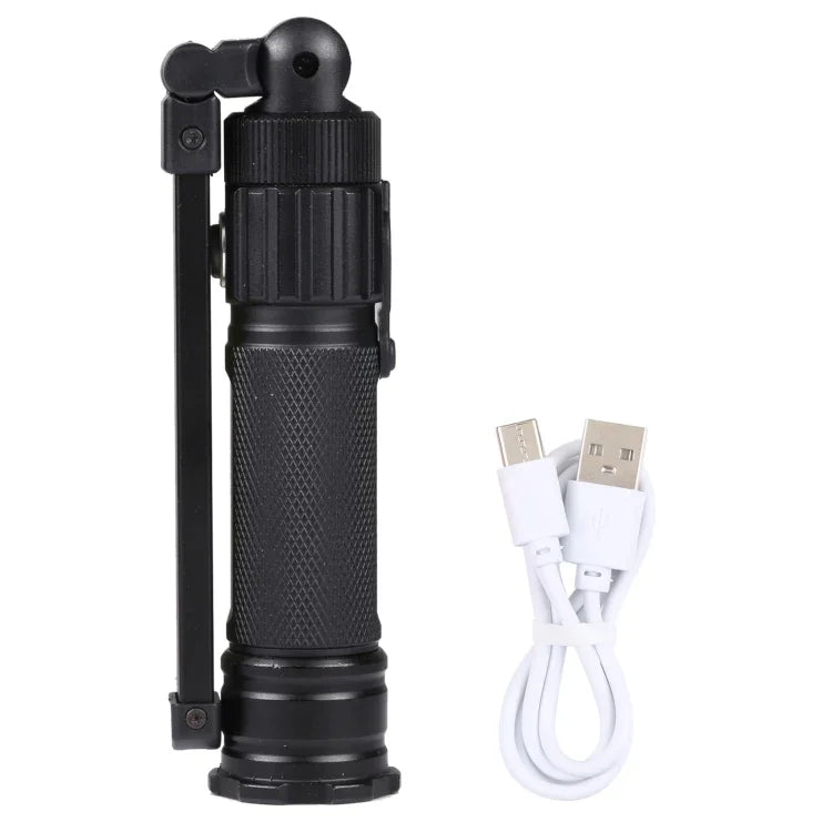 W552 ضوء عمل طوارئ محمول قابل للطي قابل للشحن عبر USB، الحجم: 13.5 × 3.8 سم، W552