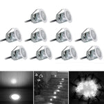 مصباح أرضي LED SMD 2835 500-600 لومن 4000-4500 كلفن ضوء سطح مدفون، حجم الفتحة: 30x22 مم