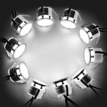 مصباح أرضي LED SMD 2835 500-600 لومن 4000-4500 كلفن ضوء سطح مدفون، حجم الفتحة: 30x22 مم