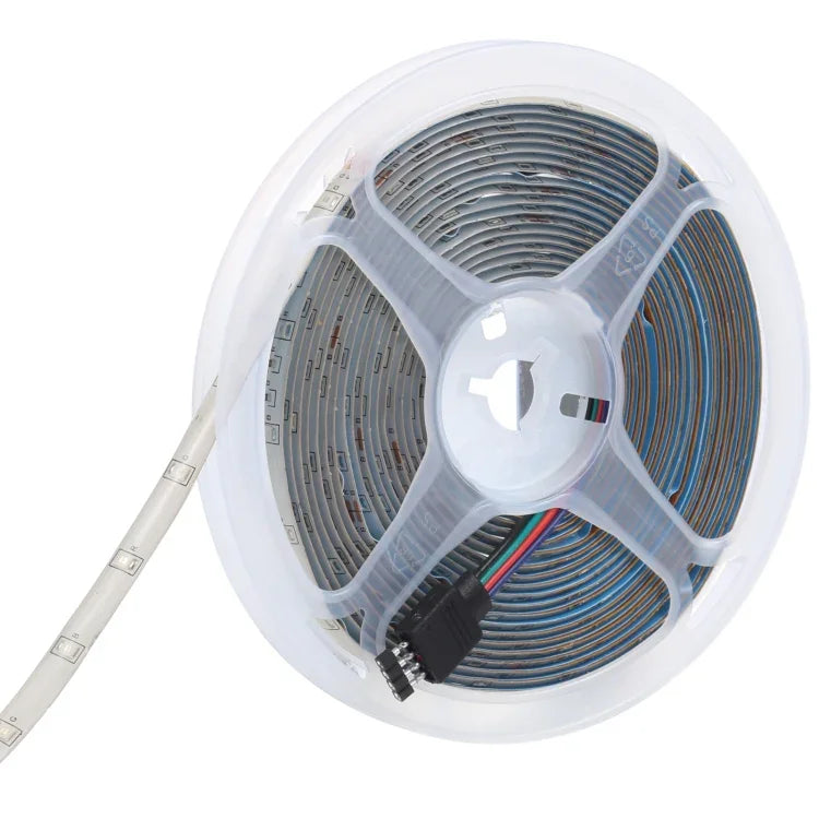 شريط إضاءة RGB مقاوم للماء IP65 بطول 20 م و1200 LED SMD 2835 مع جهاز تحكم عن بعد بـ 44 مفتاح، قابس الاتحاد الأوروبي، 20 م 1200 LED IP65