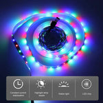 شريط إضاءة LED RGB 2030 SMD بطول 5 م بدون لوحة، 12 فولت، 2030 SMD RGB LED 5 م بدون لوحة