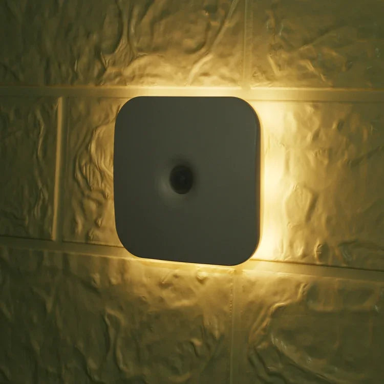 CL053 LED Square Human Body Sensor Light, Style: Linkage, Style: Linkage