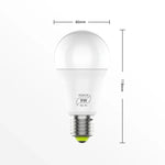 لمبة ذكية LED 9W 110V E27 RGBCW واي فاي، إضاءة ذكية لاسلكية لأتمتة المنزل، 110V