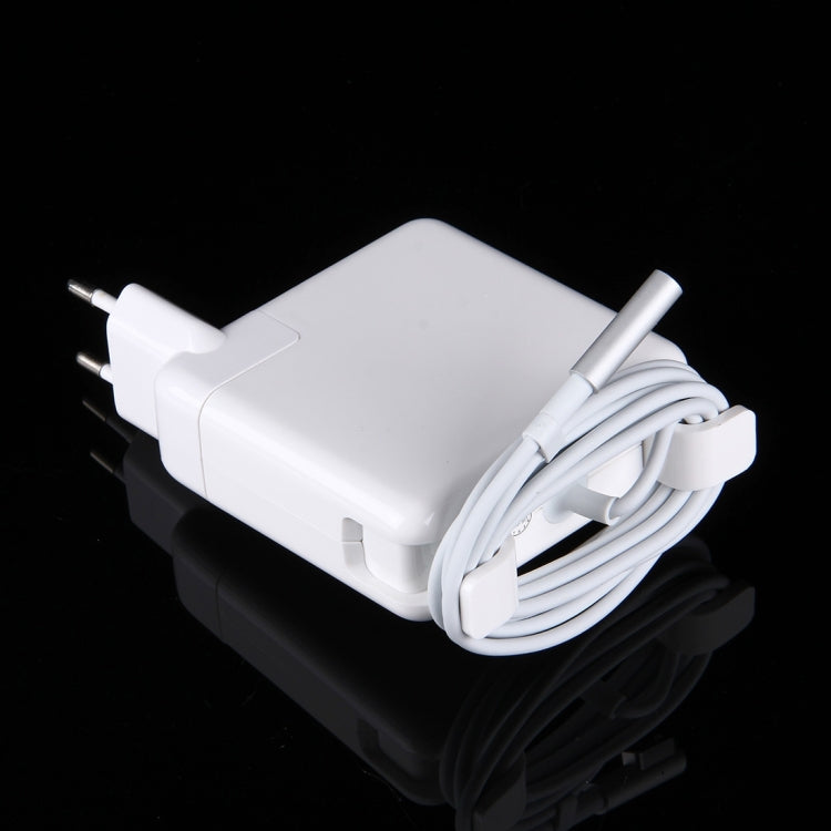 شاحن طاقة MagSafe 1 بقوة 85 واط، 18.5 فولت 4.6 أمبير، 5 دبابيس، تصميم L، لجهاز Apple Macbook A1222 / A1290/ A1343، الطول: 1.7 متر، قابس الاتحاد الأوروبي
