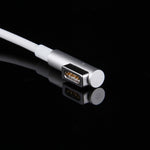 شاحن طاقة MagSafe 1 بقوة 85 واط، 18.5 فولت 4.6 أمبير، 5 دبابيس، تصميم L، لجهاز Apple Macbook A1222 / A1290/ A1343، الطول: 1.7 متر، قابس الاتحاد الأوروبي