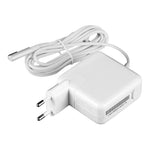 شاحن طاقة MagSafe 1 بقوة 45 واط، 14.5 فولت 3.1 أمبير، 5 دبابيس، تصميم L، لجهاز Apple Macbook A1244 / A1237 / A1369 / A1370 / A1374 / A1304، الطول: 1.7 متر، قابس الاتحاد الأوروبي