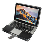 غطاء جلد بتصميم قلاب أفقي بنمط حصان مجنون لجهاز Macbook Pro بحجم 15.4 بوصة