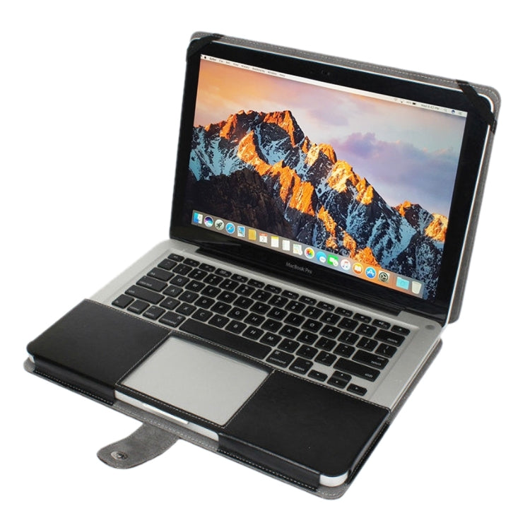 غطاء جلد بتصميم قلاب أفقي بنمط حصان مجنون لجهاز Macbook Pro بحجم 15.4 بوصة