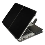 غطاء جلد بتصميم قلاب أفقي بنمط حصان مجنون لجهاز Macbook Pro بحجم 15.4 بوصة