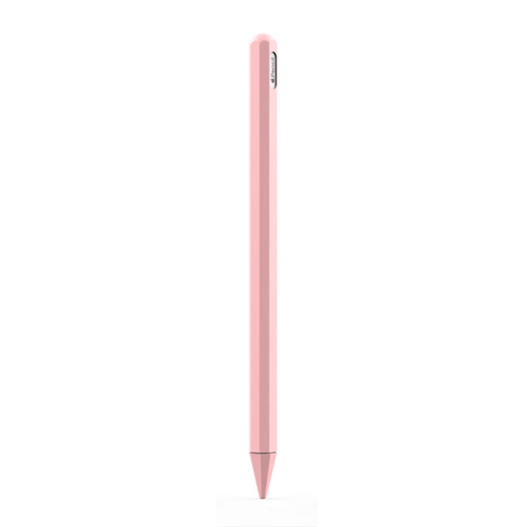 قلم ستايلس مع غطاء حماية من السيليكا جل لـ Apple Pencil 2