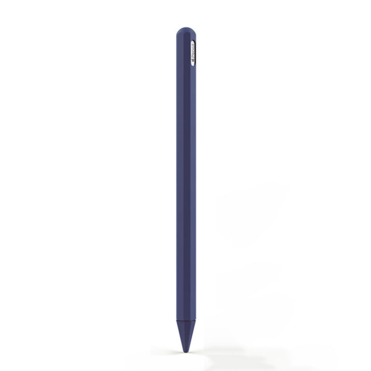 قلم ستايلس مع غطاء حماية من السيليكا جل لـ Apple Pencil 2