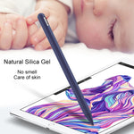 قلم ستايلس مع غطاء حماية من السيليكا جل لـ Apple Pencil 2