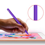 قلم ستايلس مع غطاء حماية من السيليكا جل لـ Apple Pencil 2