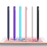 قلم ستايلس مع غطاء حماية من السيليكا جل لـ Apple Pencil 2