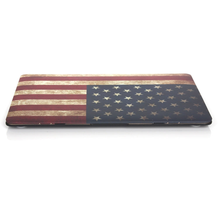 غطاء حماية على شكل عصا مائية بطراز علم أمريكا لجهاز MacBook Air 13.3 بوصة A1932 2018 / A2179 (2020)، علم أمريكا