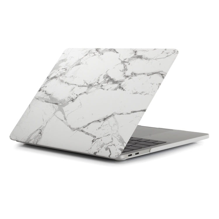 غطاء حماية بنمط حجر الرخام لجهاز MacBook Air 13.3 بوصة A1932 2018 / A2179 2020 Marble 2